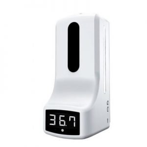 Termómetro Digital Industrial Alto Trafico Con Dispensador de Gel 1000 Ml