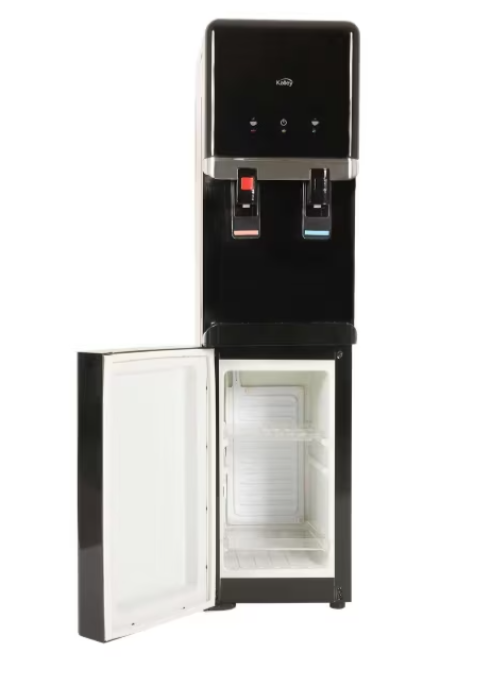 Dispensador de Agua Kalley con Nevera Negro